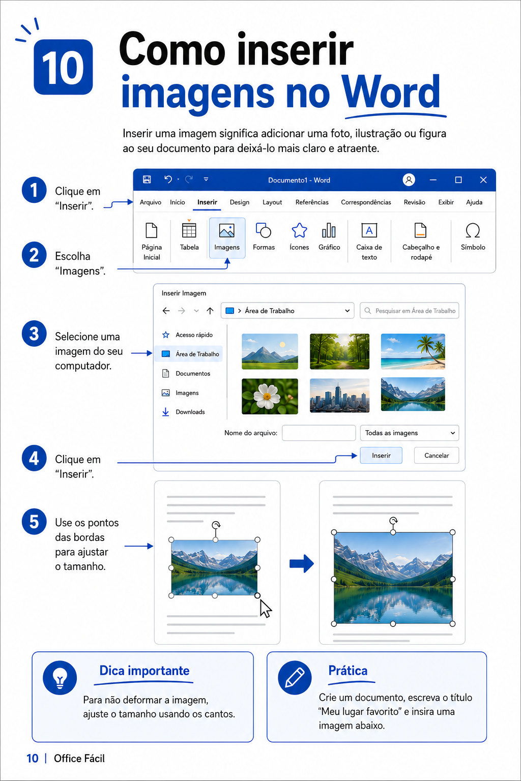 Página: como inserir imagens no Word